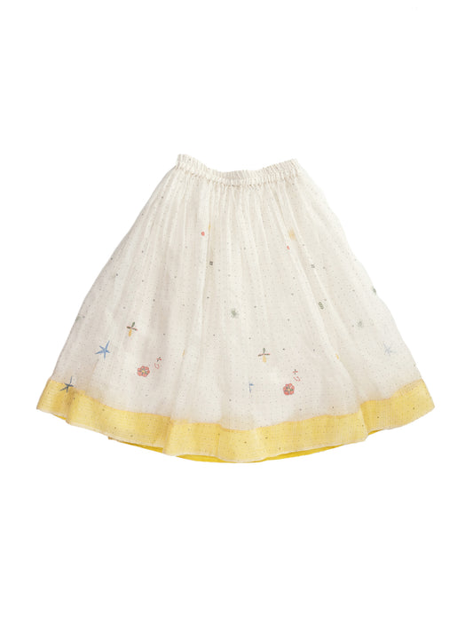 dill top + paprika skirt set