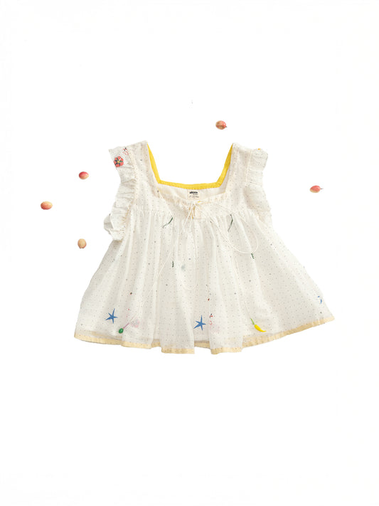 fennel top + paprika skirt set