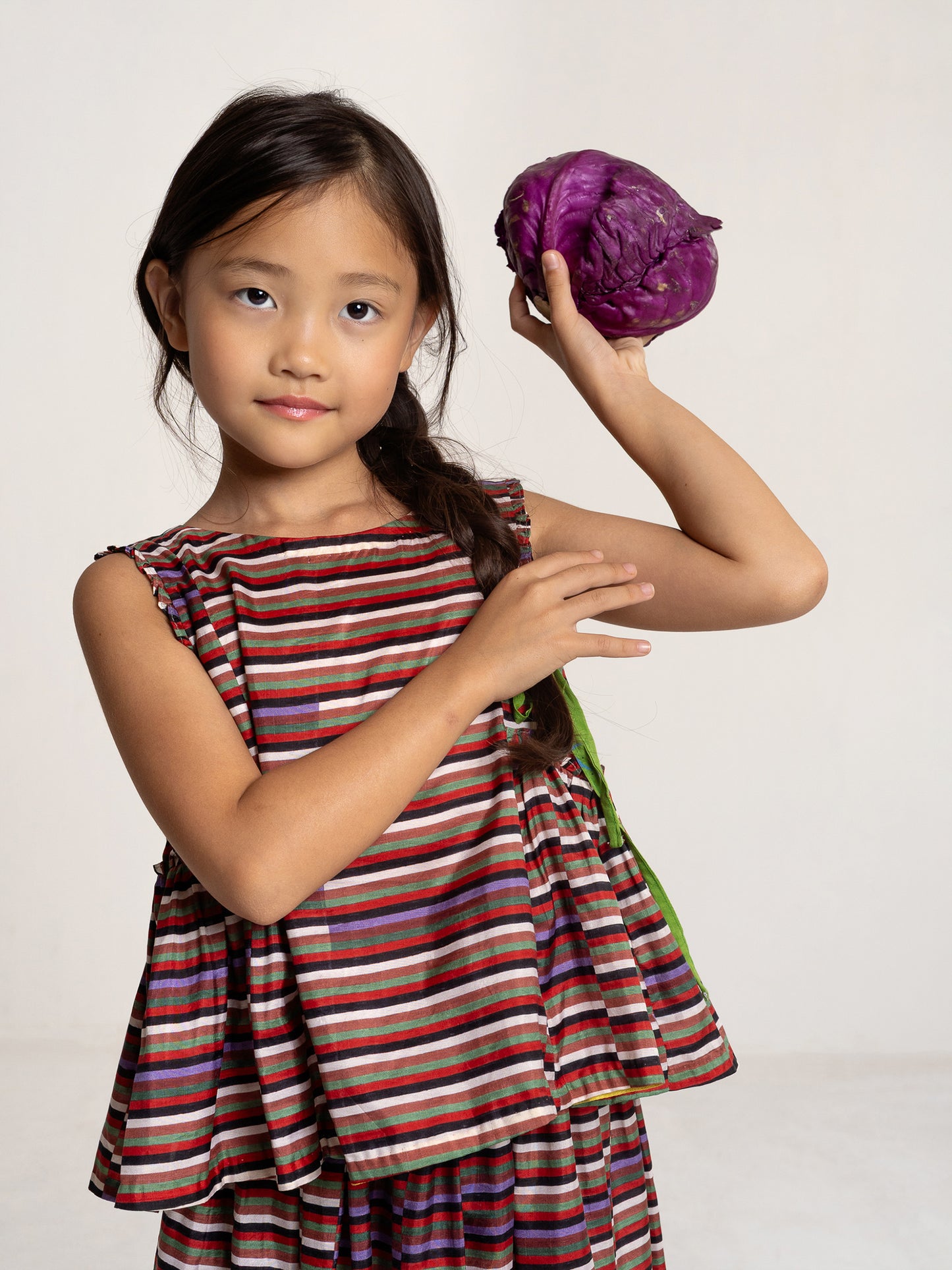 salt top + paprika skirt set