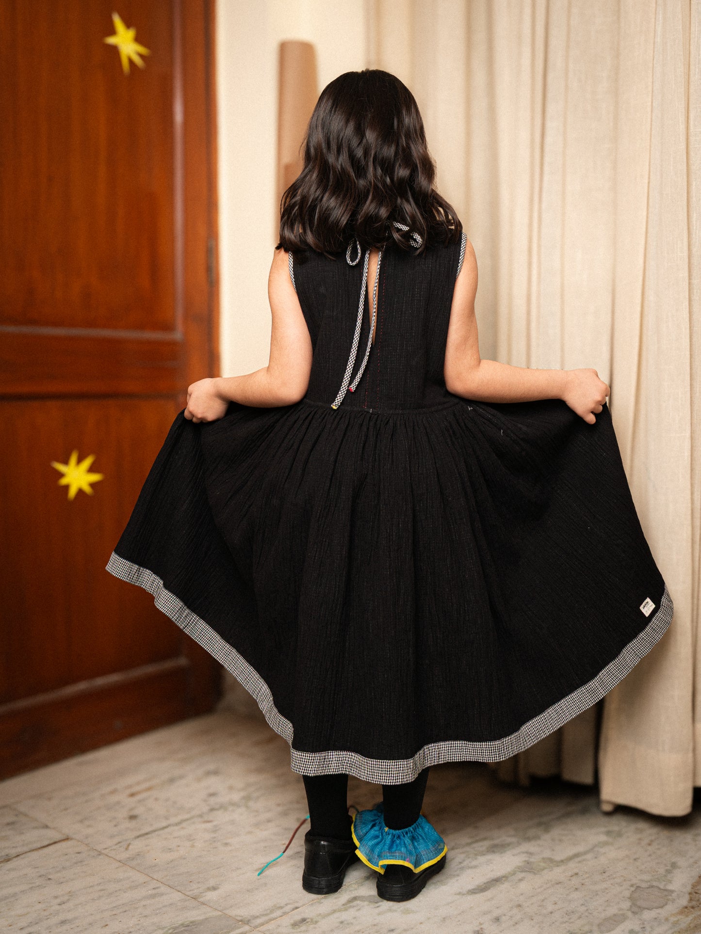 scribble print scrunchie