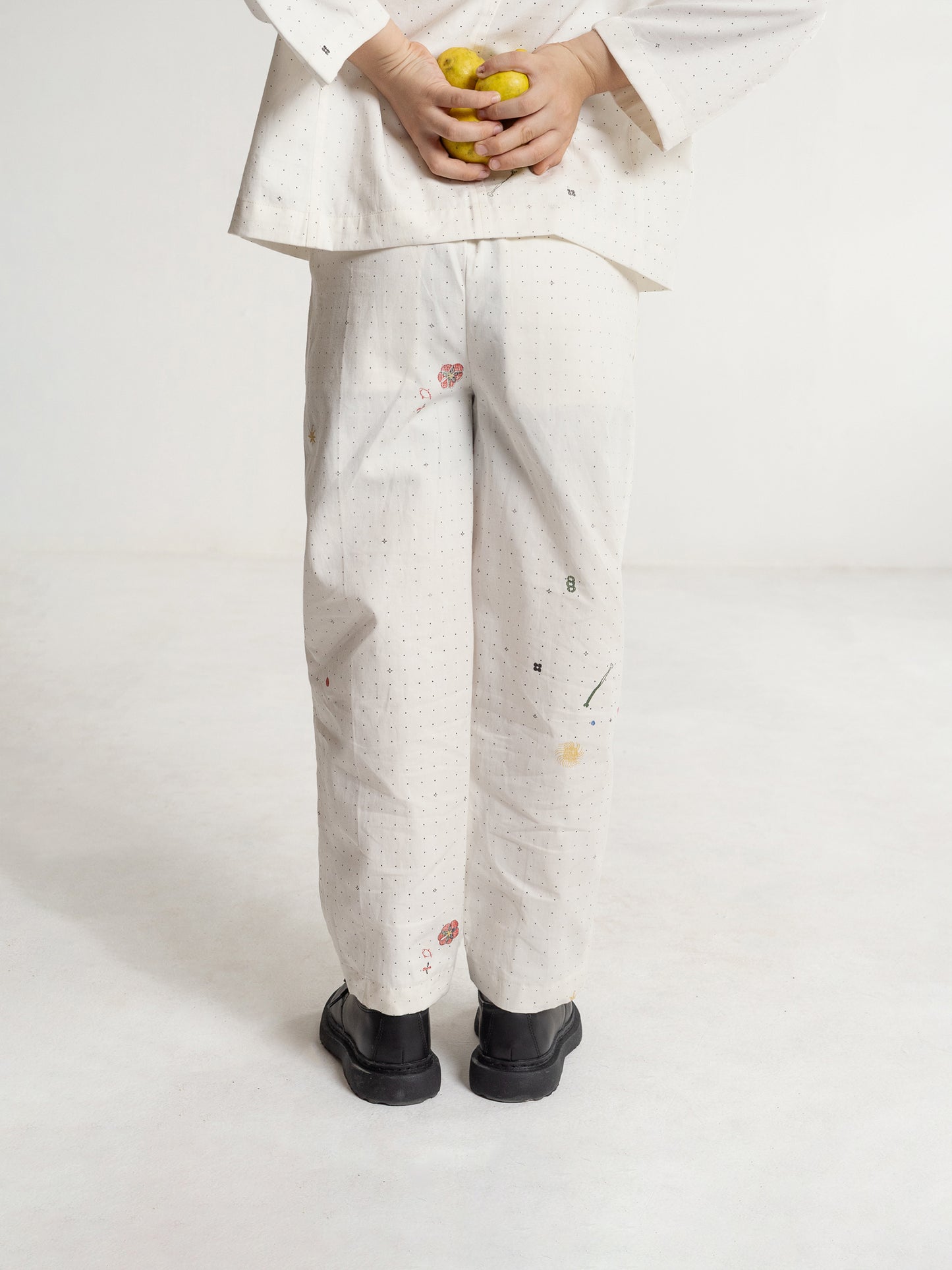 peppercorn jacket + turmeric trouser set