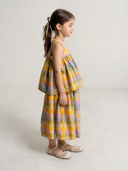 cumin top + paprika skirt set