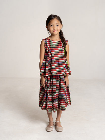 salt top + paprika skirt set