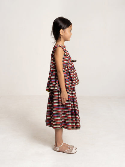 salt top + paprika skirt set