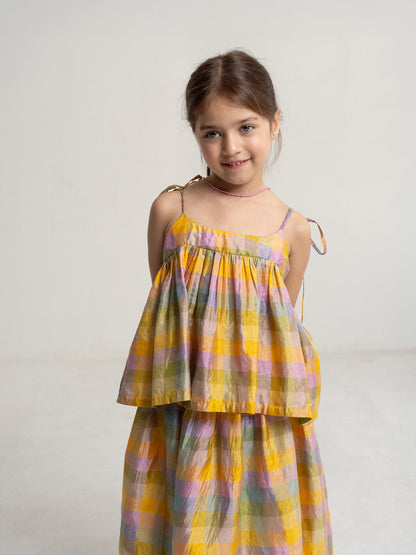 cumin top + paprika skirt set