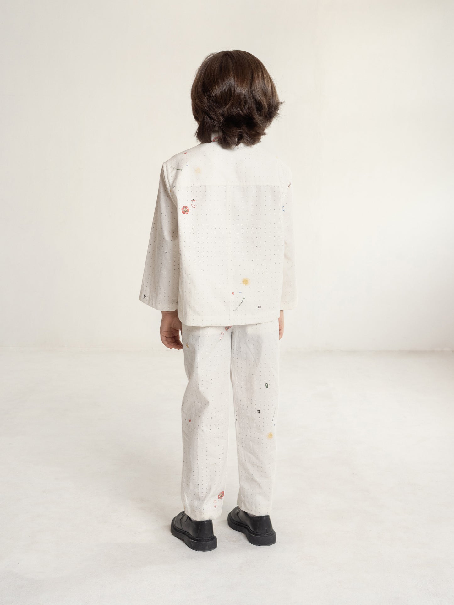 peppercorn jacket + turmeric trouser set
