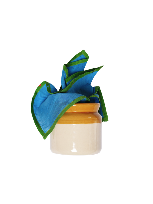 scribble print scarf