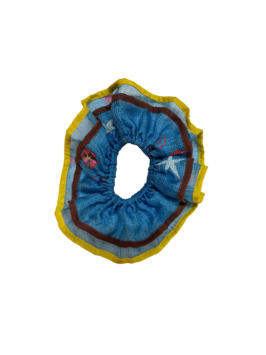 scribble print scrunchie